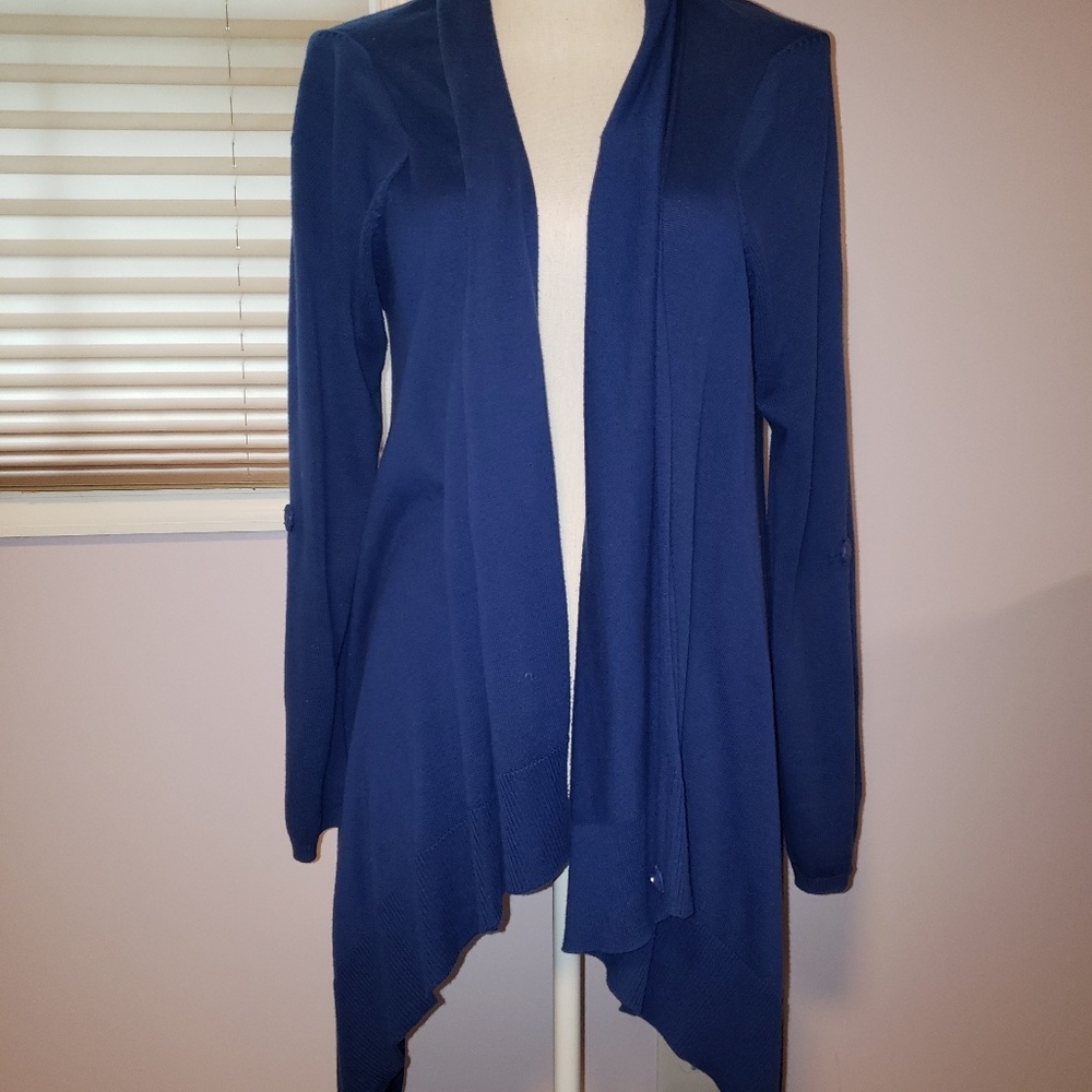 EUC royal blue cardigan